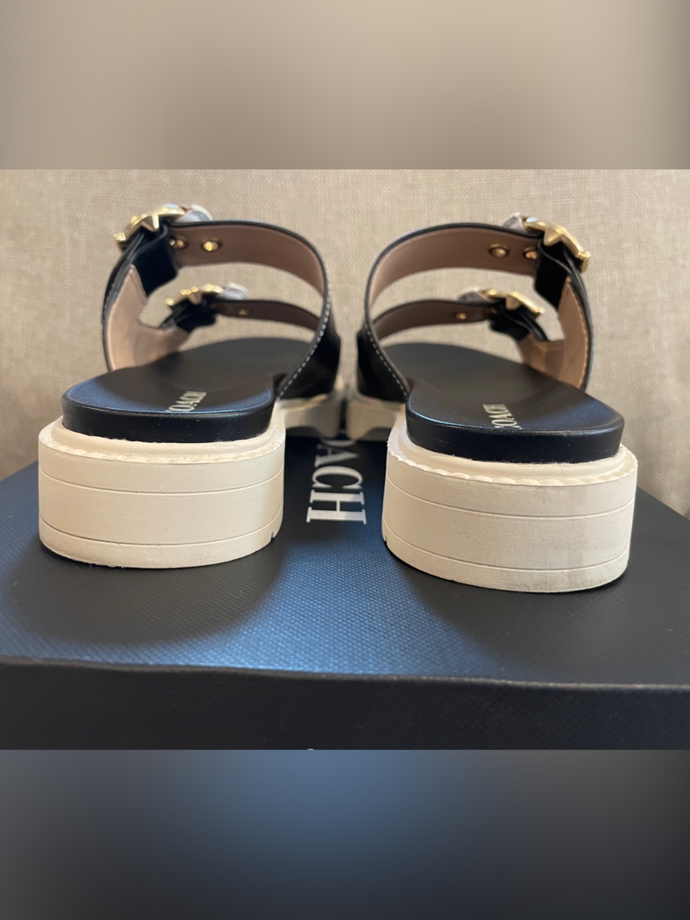 Coach Piper Leather Sandal - Picture 7 of 14
